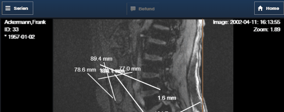 Hinweis Patienten Suche